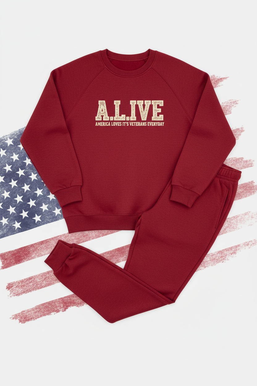 ALIVE Support Jogging Suit — Comfort With a Cause